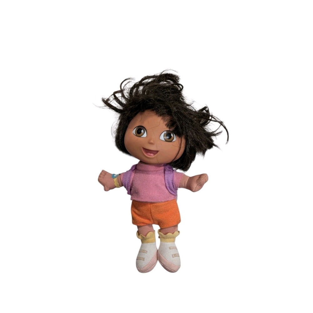 Vintage 2001 Mattel Fisher Price Dora The Explorer 6" Soft Bodied Plush Doll